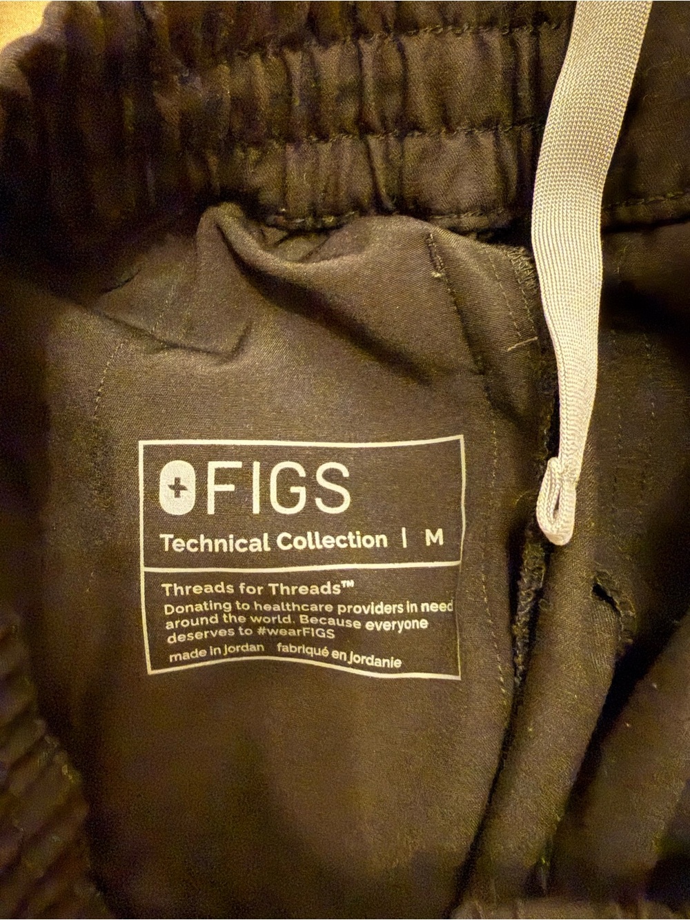 Figs Dowa High Rise Straight Leg Scrub Pants - Picture 3 of 3